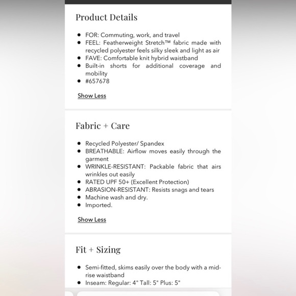 EUC Athleta Brooklyn Skort, 16” size 14 - Picture 7 of 13